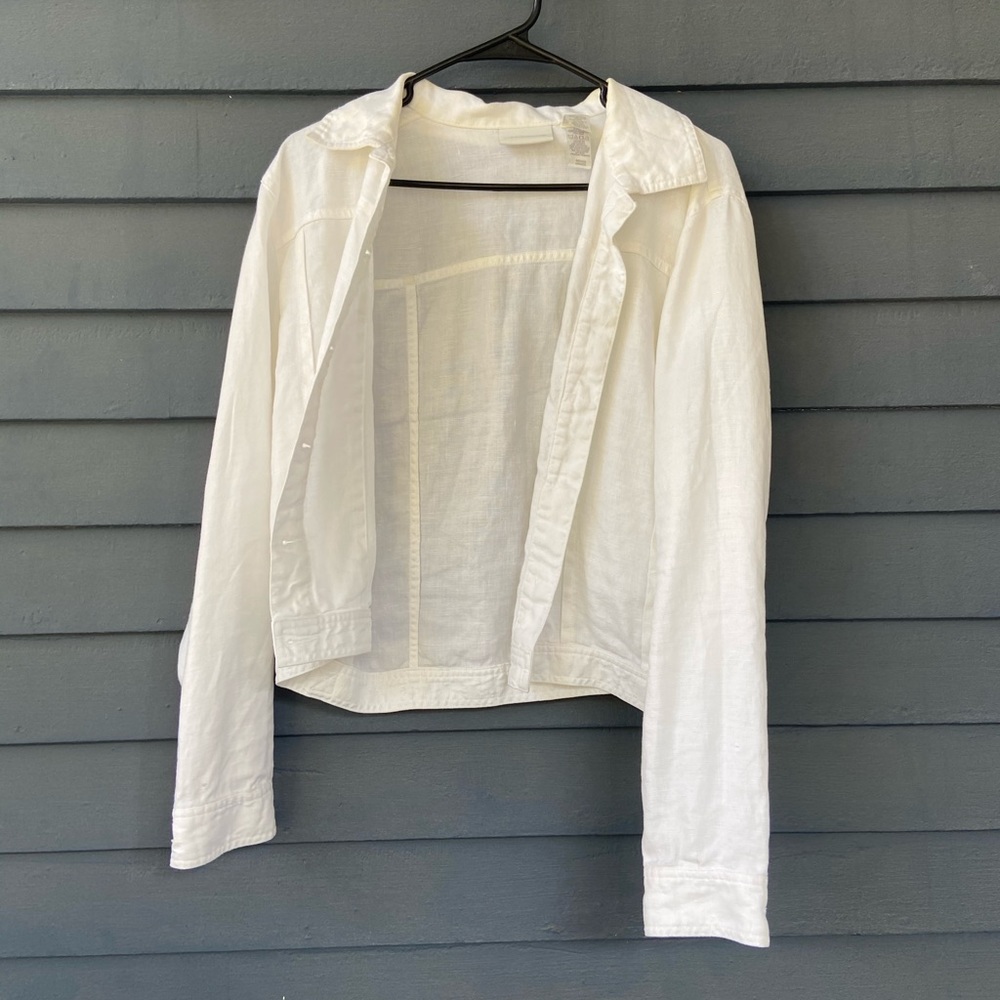 Artist’s White Linen Shirt